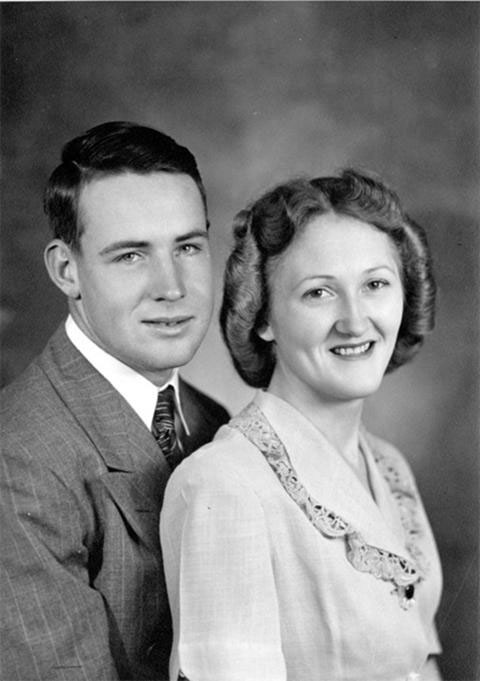 George and June Frison