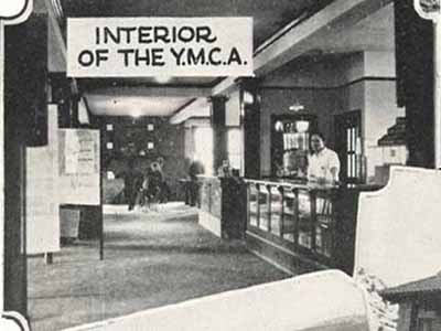1920's Interior of YMCA building
